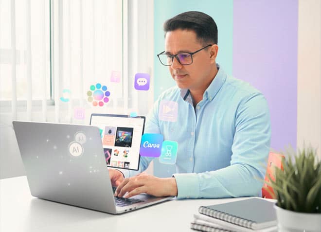 Sobre Daniel Peña profesor del curso de Canva